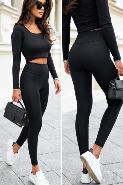 Czarne klasyczne legginsy Kelsi Czarne klasyczne legginsy Kelsi
